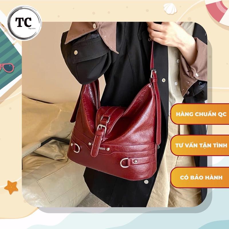  Túi Tote Da Mềm Túi Đeo Chéo Da Size 34cm Phong Cách Thu Đông Túi Đeo Đi Chơi Đi Làm Đi Học Cho Nữ MuDu T02 