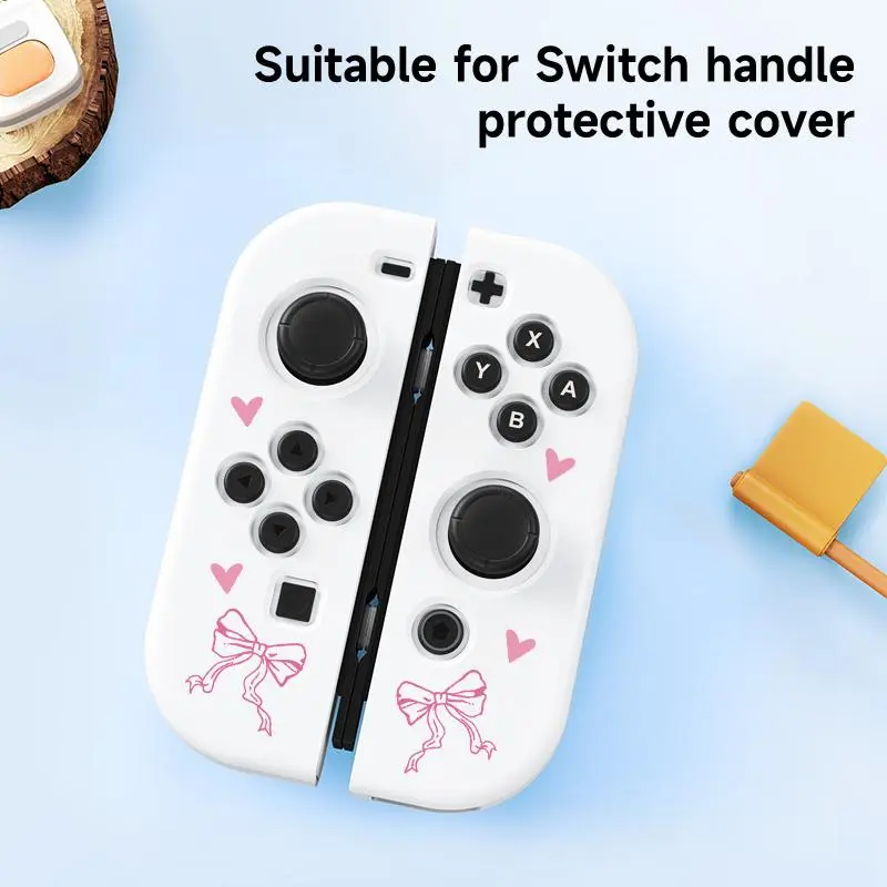 Cute Cat Paw Pattern Game Controller Protective Case, Anti-scratch & Oil-proof Game Controller Protector, Console Accessories for Nintendo Switch 6
