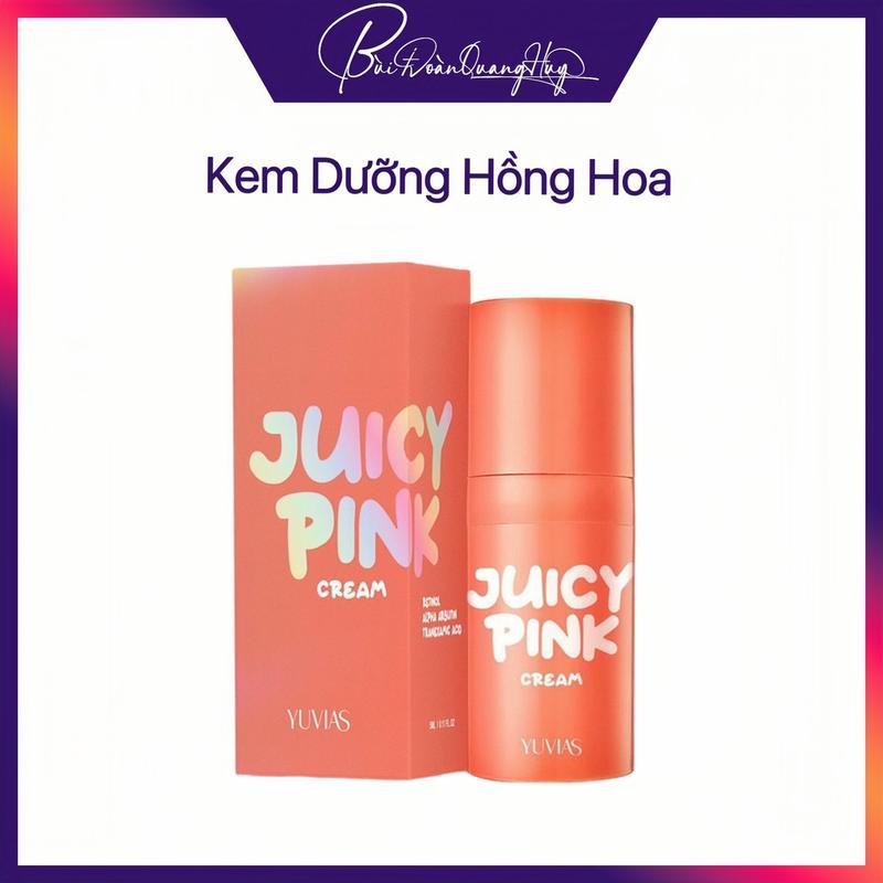 Kem Dưỡng Hồng Hoa JUICY PINK Phù Hợp Cho Nam và Nữ Dung Tích 5gr - Yuvias Dưỡng Da Body