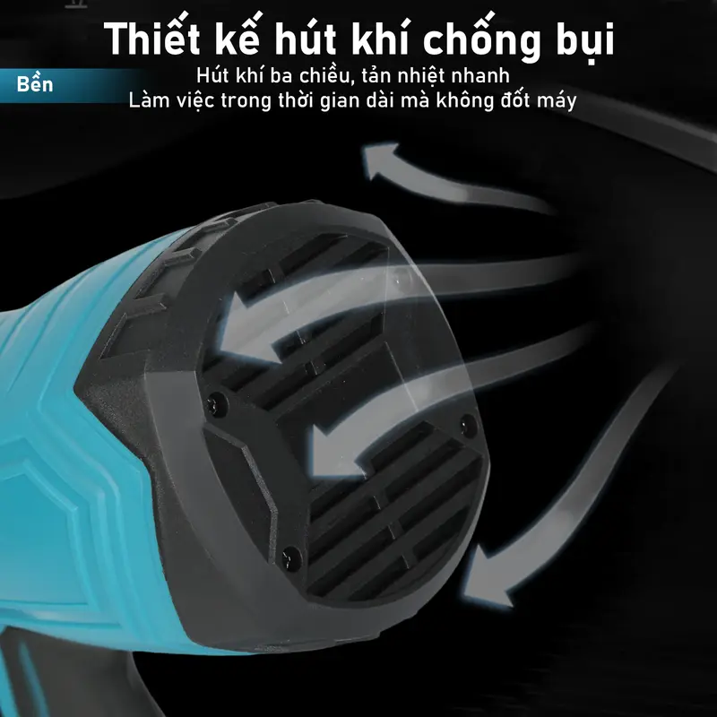 (BH 2 Năm) Máy Phun Sơn Cầm Tay Pin 21V, Bình Phun Sơn 1000ML, Bình Phun Sơn Pin, Dùng Chân Pin Phổ Thông, Sơn PU, Sơn Nước, Sơn Nhà, Gỗ, Kim Loại 4