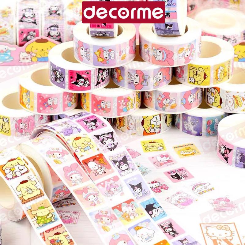 Quà tặng tem niêm phong sticker niêm phong Decorme tem cảm ơn thank you, sticker khen thưởng
