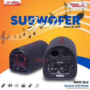 NIKO GL6  SPEAKER TABUNG 6 INCH SUBWOFER CAR SPEAKER AC/DC NK GL 6