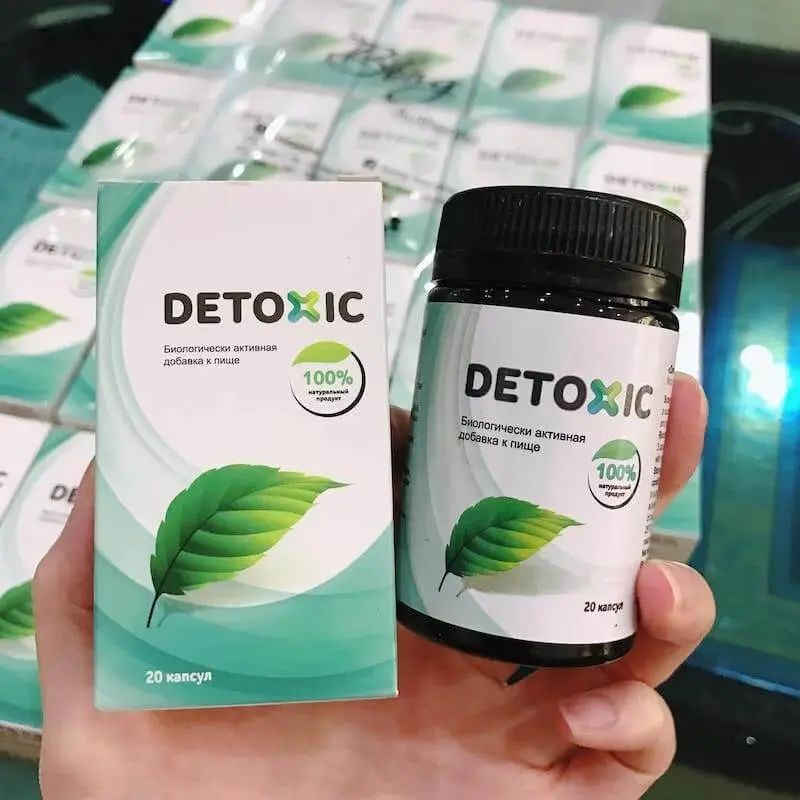 Sản phẩm Detoxic diệt ký sinh trùng Nga lọ 20 viên - Detoxit Nga 1