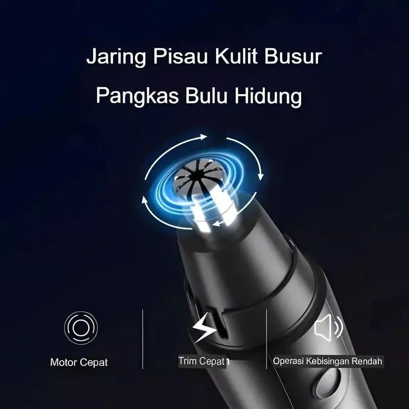 Pabrik Electric Nose Trimmer Alat Cukur Bulu Hidung Telinga Serbaguna Pembersih Bulu Hidung Pencukur Bulu Hidung 7