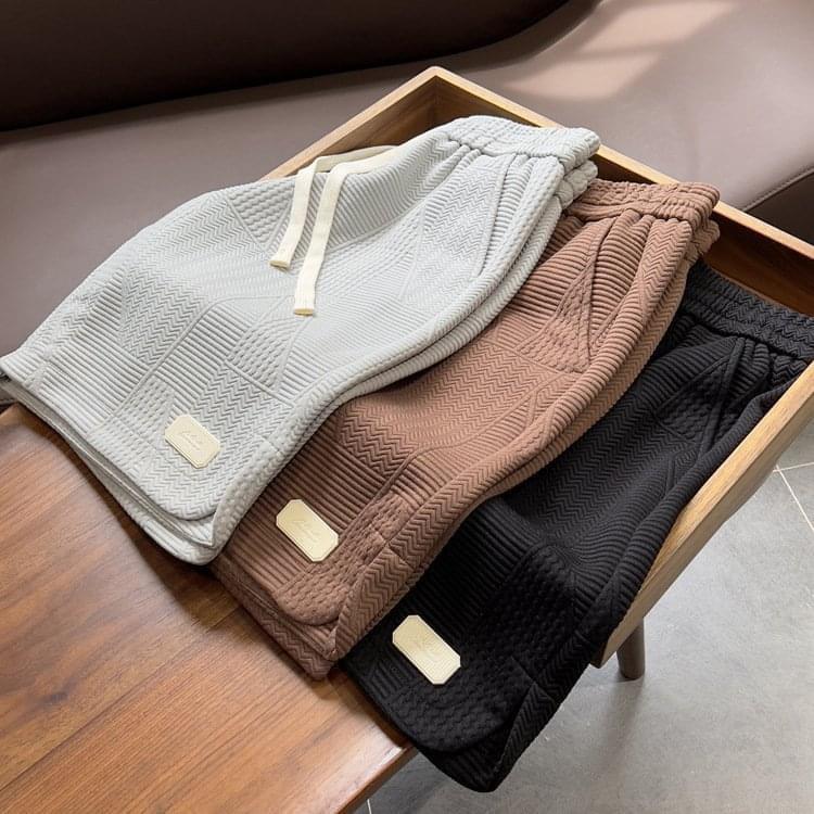 Quần Short vải Xốp chất vải dày dặn, thiết kế phong cách thời trang mặc nhà đi chơi thoáng mát thoải mái Menswear 4