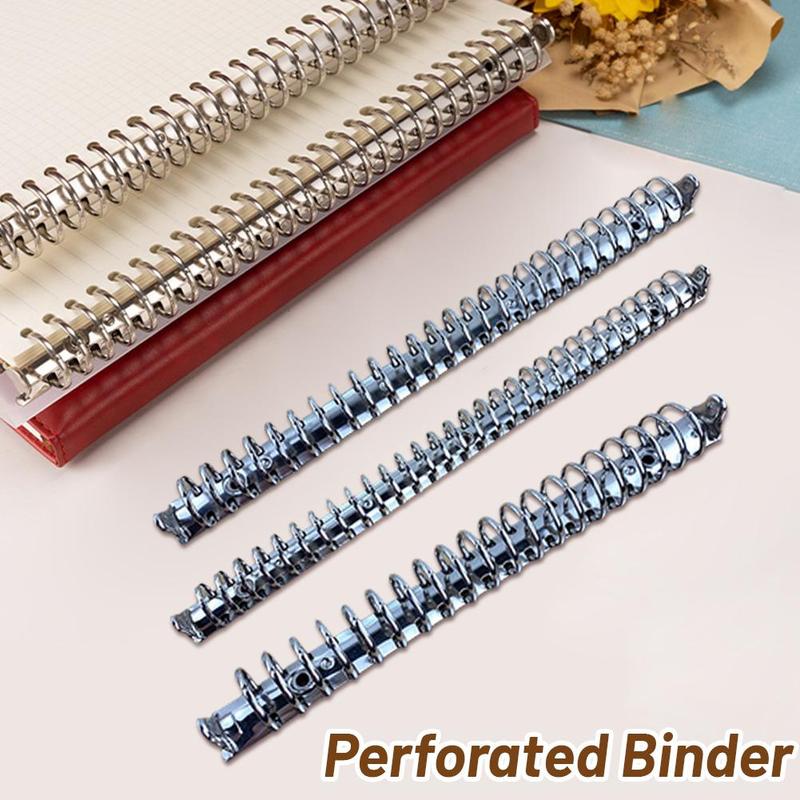 Product Introduction of A4/B5/A5/A6/A7 Metal Loose-leaf File Folder Notepad Binder Clip Ring Binder Notebook Binding Hoops Office Supplies Stationery 20