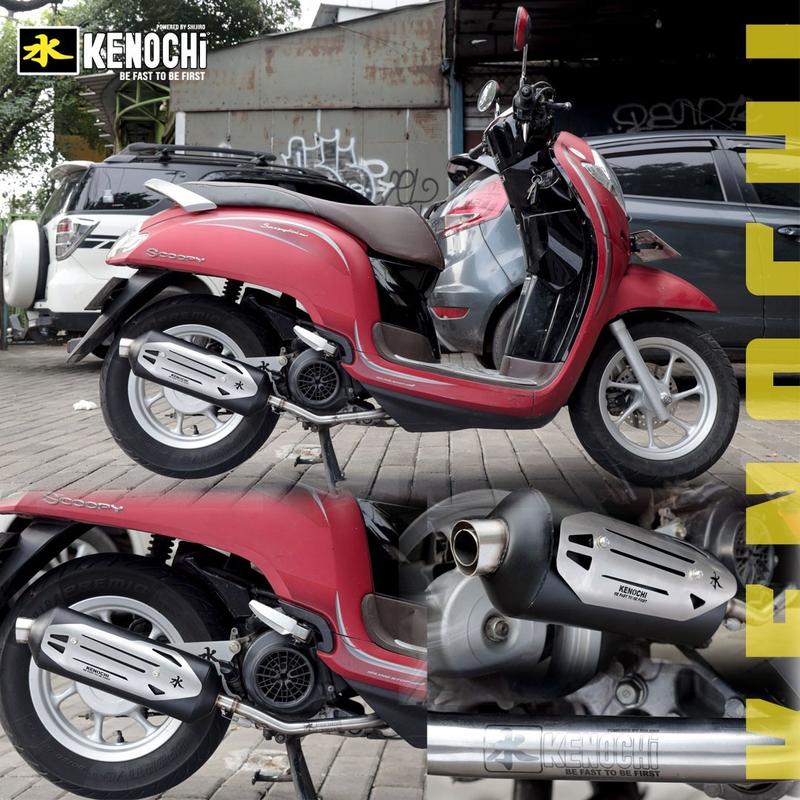 Product Introduction of KNALPOT STANDAR RACING KENOCHI TYPE K SERIES BLACK FOR MIO KARBU MIO J MIO M3 SOUL GT XEON RC FAZZIO BEAT SCOOPY GENIO VARIO 110 1
