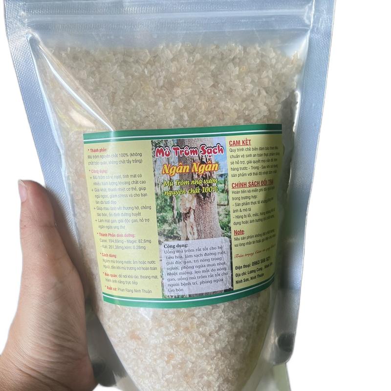 Mủ trôm tấm nhỏ gói 250g làm nước giải khát giúp thanh nhiệt