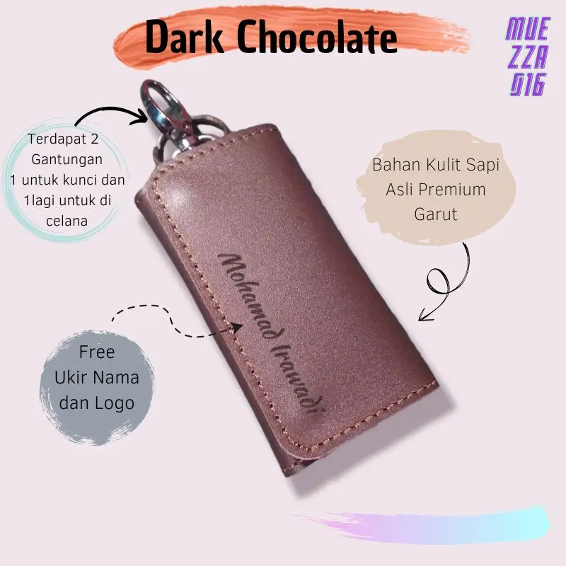 Dompet STNK Mobil Kulit Sapi Asli Free Ukir Nama Car Kendaraan 2