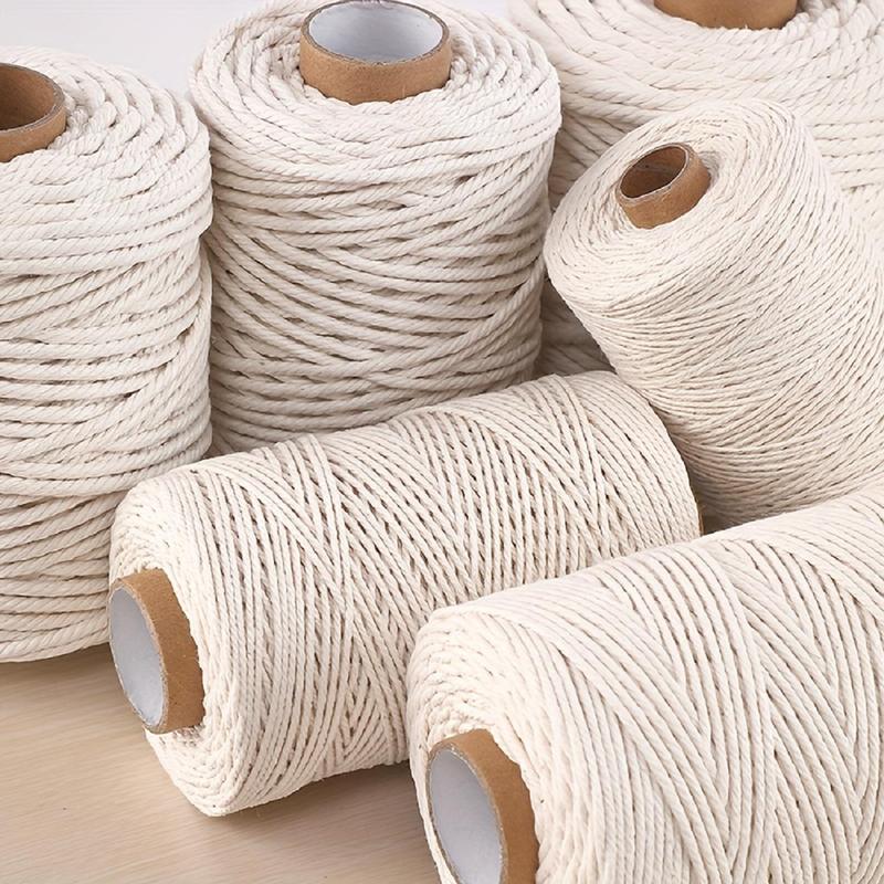 100m Handmade Braided Thread (1 Roll), Cylindrical Braided Thread, Handmade Braided Thread for DIY Craft, Sewing Supplies 7