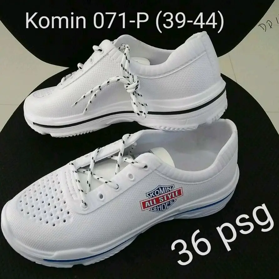 Sepatu karet komin putih all style  K071 P 39-44 Casual Shoes