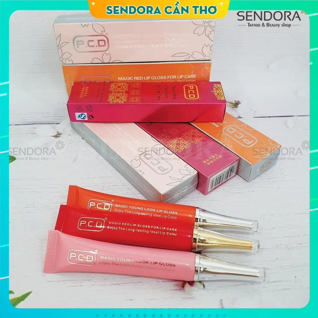 Collagen tươi PCD dưỡng bóng môi, Dưỡng Colagen PCD phủ bóng môi dùng trong phun xăm