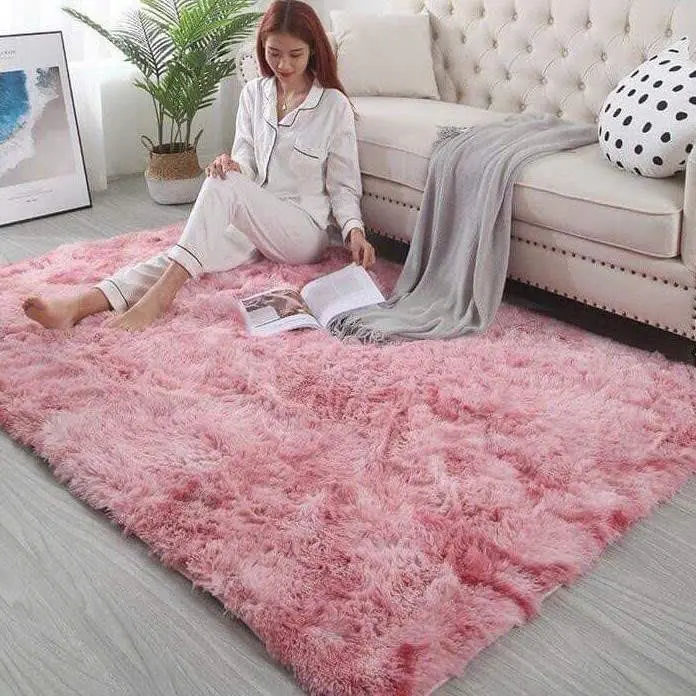 Thảm lông trải sàn Nhi’s House decor phòng lông mềm mượt kích thước 1m6x2m