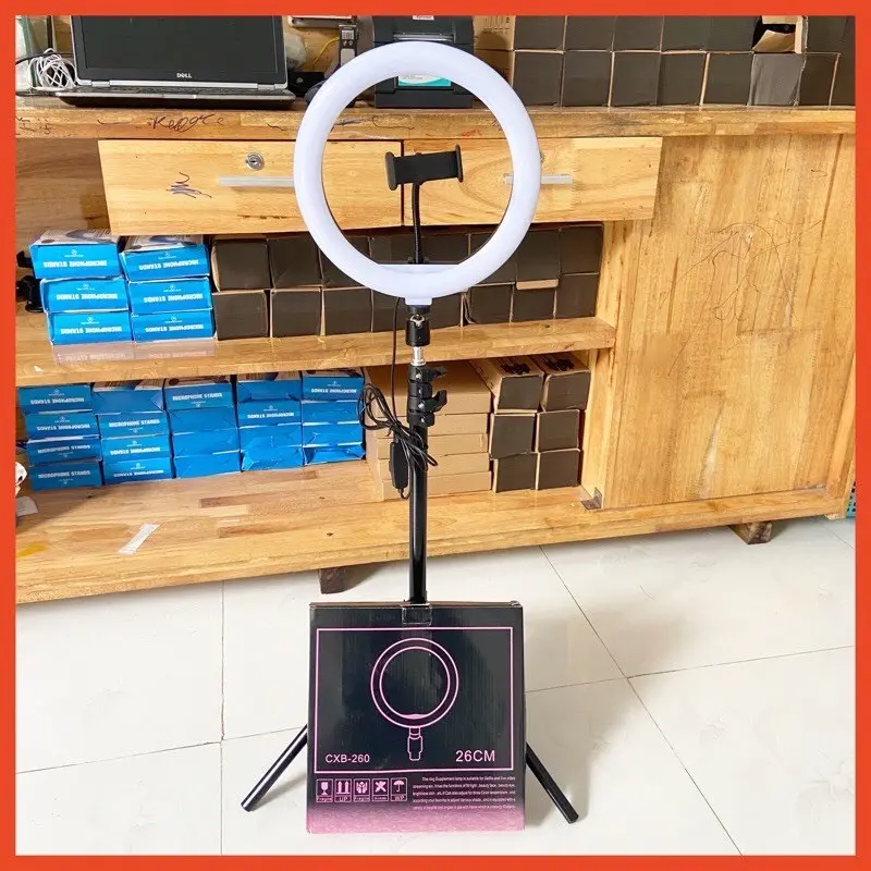 Đèn livestream để bàn size 26,33cm 5