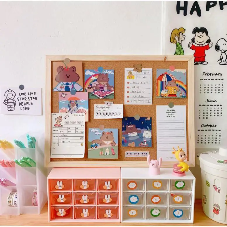 Khung ảnh trang trí tường, bảng tin bằng gỗ, ghim ảnh, móc treo chìa khóa, bảng nút chai, móc treo tranh, bảng tin nút chai, gửi đinh 5