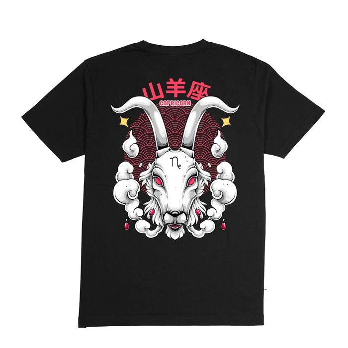 Gambar Fairgoods Kaos - Capricorn - Hitam - SIZE, S dari fairgoods.id Kab. Bogor Tokopedia