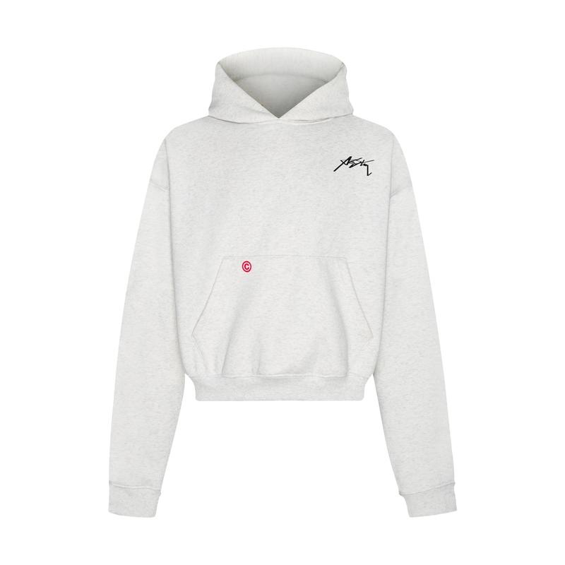 ÁO NỈ HOODIE AA SIGNATURE LOGO HOODIE V1 // GREY - BLACK // AASTU. // AASTUDIO