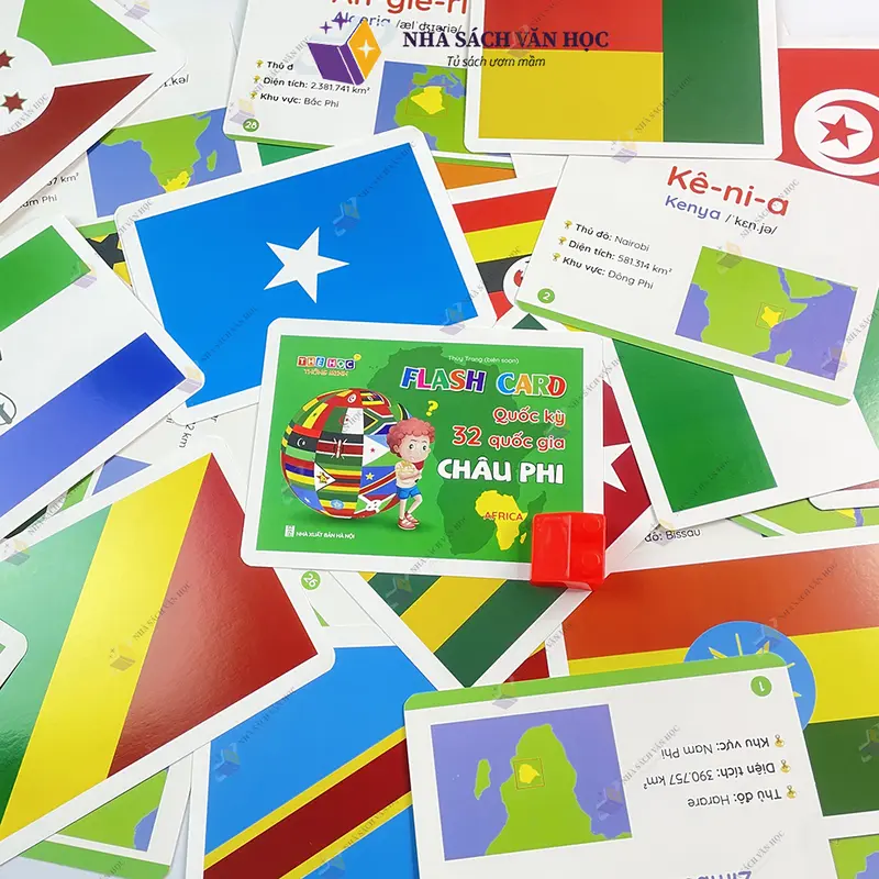 Sách - Flash Card Quốc Kỳ Các Quốc Gia Trên Thế Giới - Thẻ Học Thông Minh 3