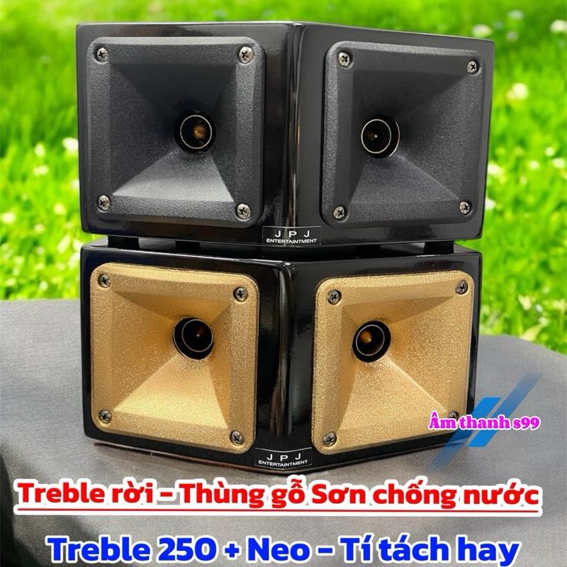 Loa Trebel rời- V2250 JPJ -1 treble 250+ 1 treble Neo.  dùng cho loa full, loa kéo, loa xách tay,  loa nghe nhạc, karaoke, dàn Karaoke ,main, main liền vang, đẩy công suất .Micro.Phụ Kiện. Thùng gỗ Sơn chống nước - phân tần chống cháy.