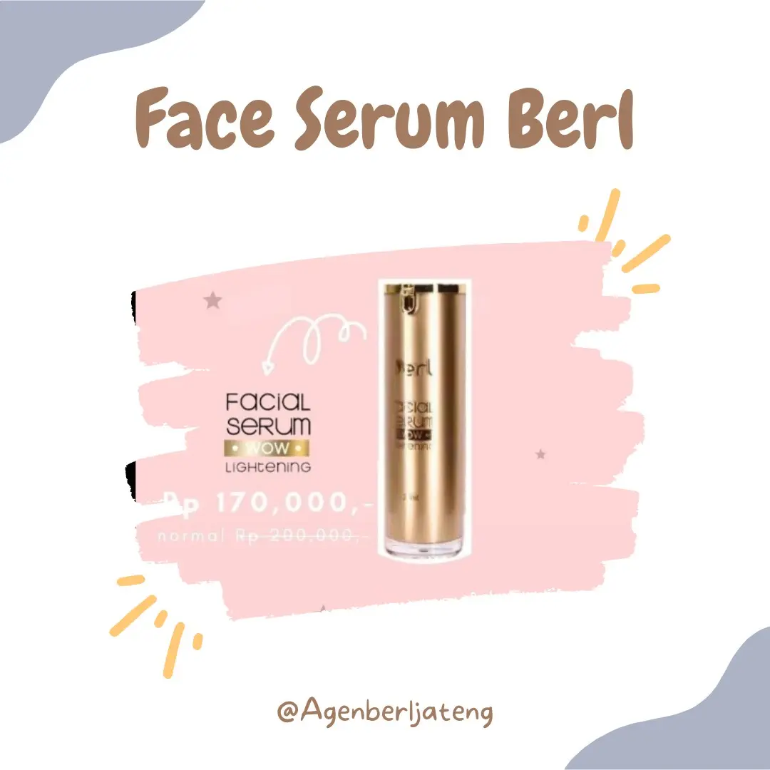 Face serum Berl / facial serum Berl