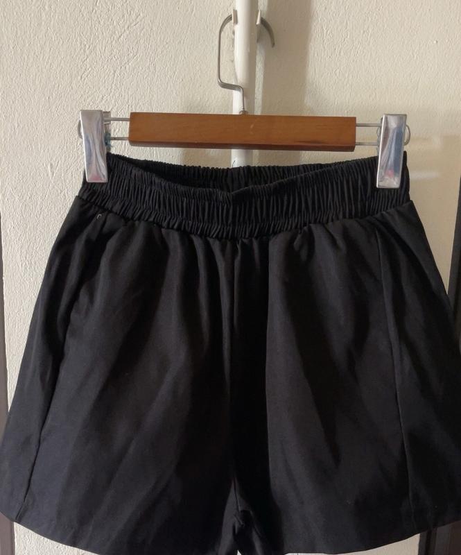 quần đùi thô túi sườn siêu xinh 3 màu Nữ Women Pants Umi Đen 2