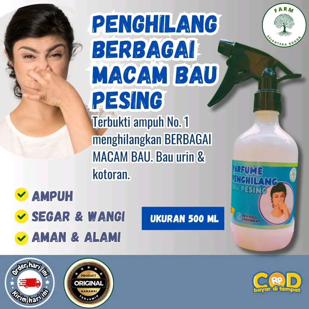 cairan penghilang bau pesing,bau apek,bau ompol baby, praktis [ukuran 500m]