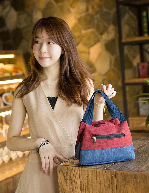 Product Introduction of Túi Nữ, Phong Cách Thường Ngày Vải Oxford Đã Giặt, Túi Ăn Trưa, Túi Messenger Đeo Vai, Túi Vải Bố Nhỏ Túi Xách Mini, Túi Xách Bag 6