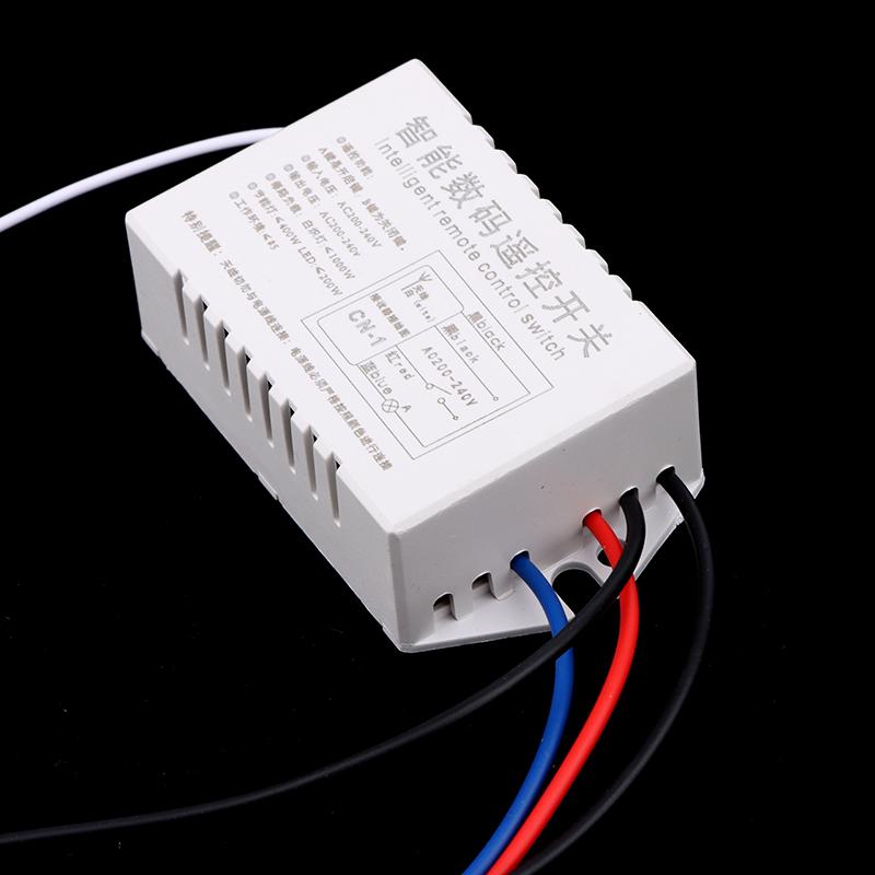 Product Introduction of Digital Remote Control Light Switch Wireless ON OFF Switch For Light Bulb Chandelier 220V RF433 1/2/3/4 Ways 25