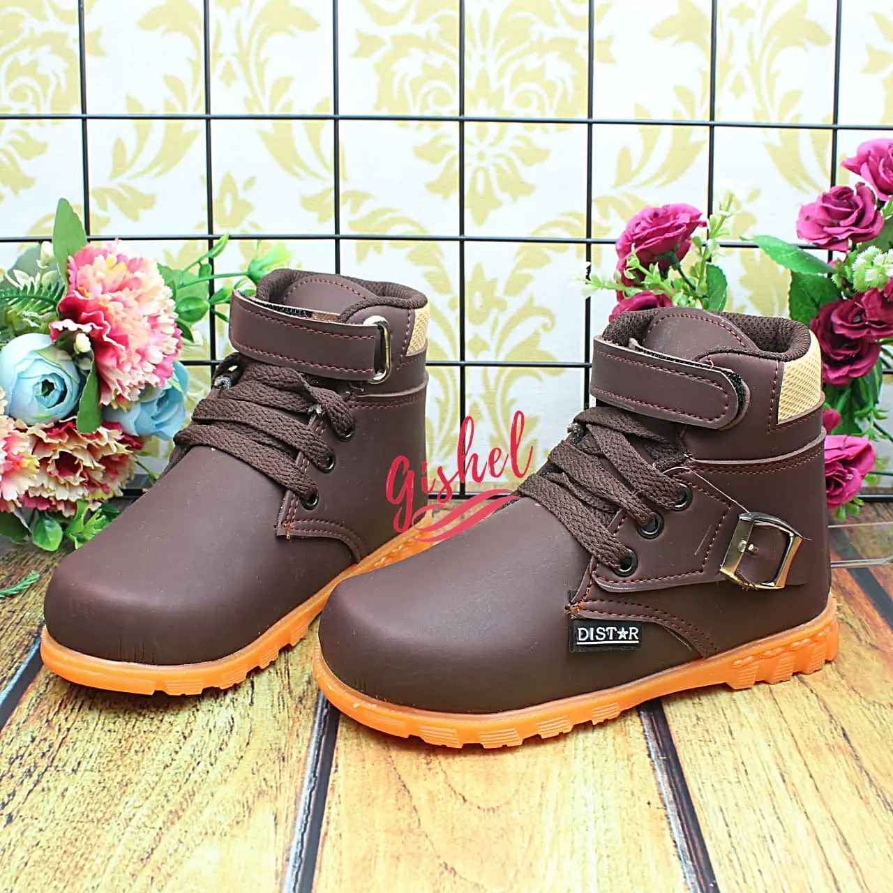 Sepatu Boot Kaki Anak anak Pergelangan kaki Round Toe Fashion