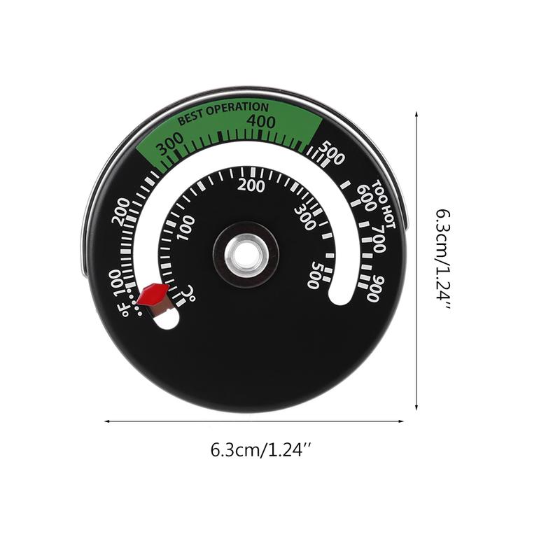 Thermometer Gauge Household Stove Fan Pipe Temperature Monitor Oven Accessories 3