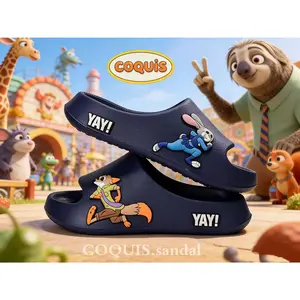 2026 terbaru  Zootopia sandal anak-anak   Sandal anak anti slip dengan sol lembut