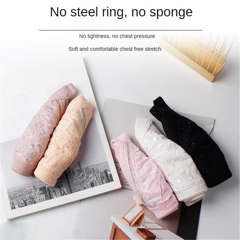 Áo Ngực Siêu Mỏng, Thoáng Khí, Chất Liệu Cotton Mềm Mại, Không Gọng, Thích Hợp Cho Phụ Nữ Trung Niên Và Ngoại Cỡ, Áo Ngực Cho Mẹ 6