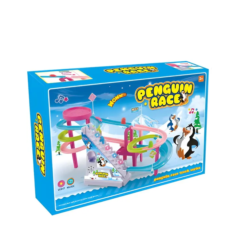 [KST] Penguin Track Race | Mainan Seru Untuk Keluarga | Mainan Anak Perempuan Mainan Edukasi 1-2-3 Tahun | Kado Ulang Tahun Anak Laki Laki 2