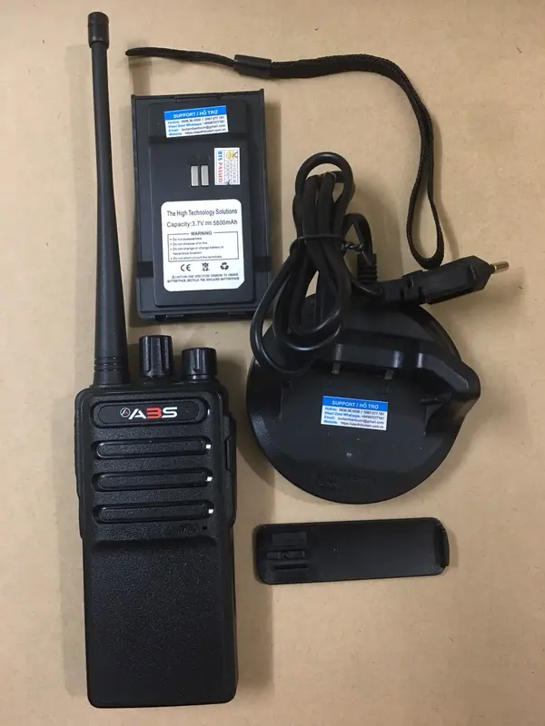Bộ 6 Bộ đàm chính hãng ABS GP850 (Hỗ trợ cả sạc USB, Siêu rẻ, Bền bỉ) 1