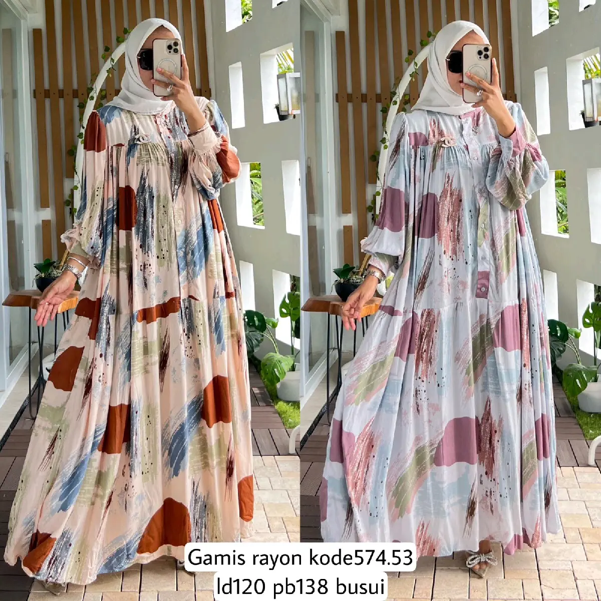 Gamis Rayon bulatt 57453