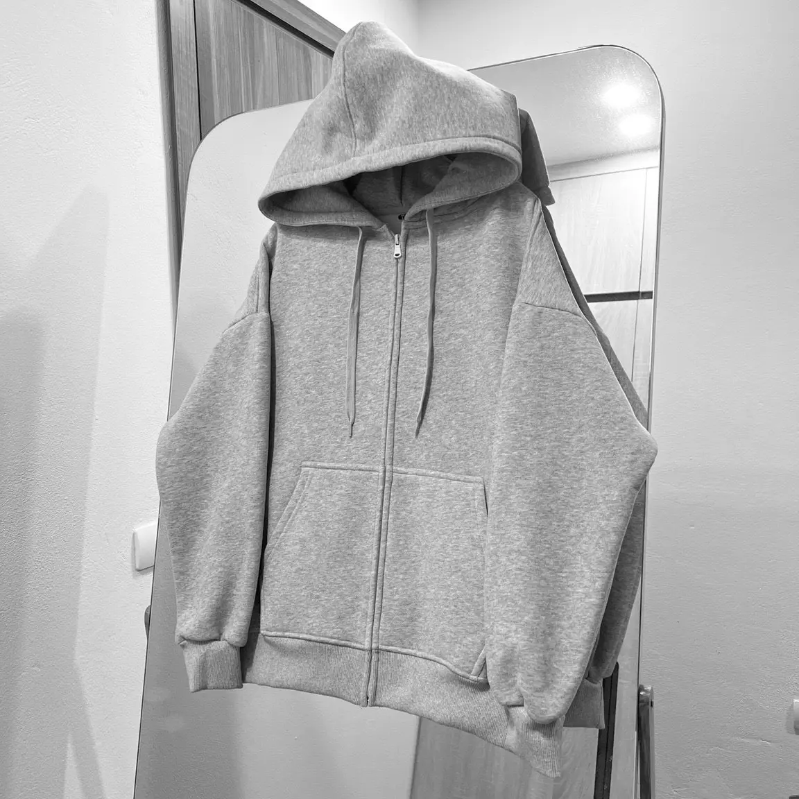 Áo khoác nỉ bông local brand - Hoodiezip form rộng chất liệu nỉ bông ấm áp 4 màu DEUNCOOL VER 3.0