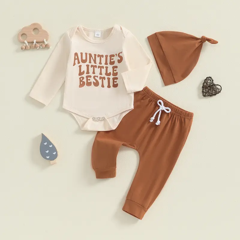Bestie Aunt Onesies For Girl Auntie Is My Bestie Baby Bodysuit