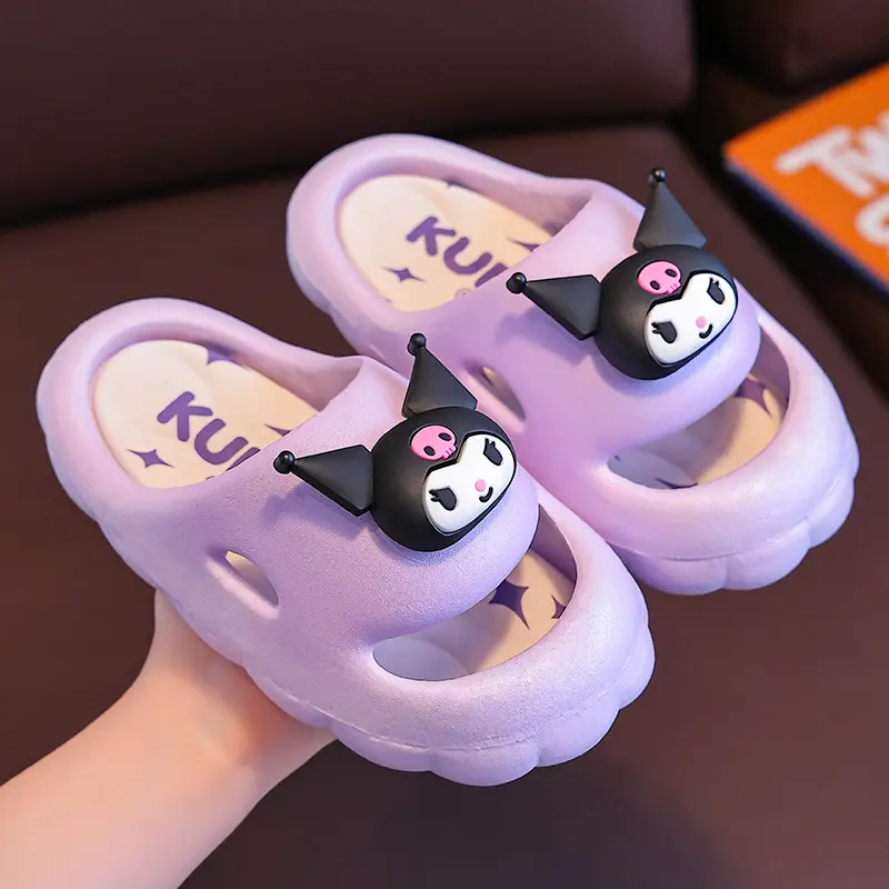 Dép Trẻ Em, Sanrio Thật, Cho Bé Gái Và Bé Trai, Sử Dụng Trong Nhà, Gia Dụng, Không Trơn Trượt, Dép Móng Vuốt Clow M, Dép Xỏ Ngón