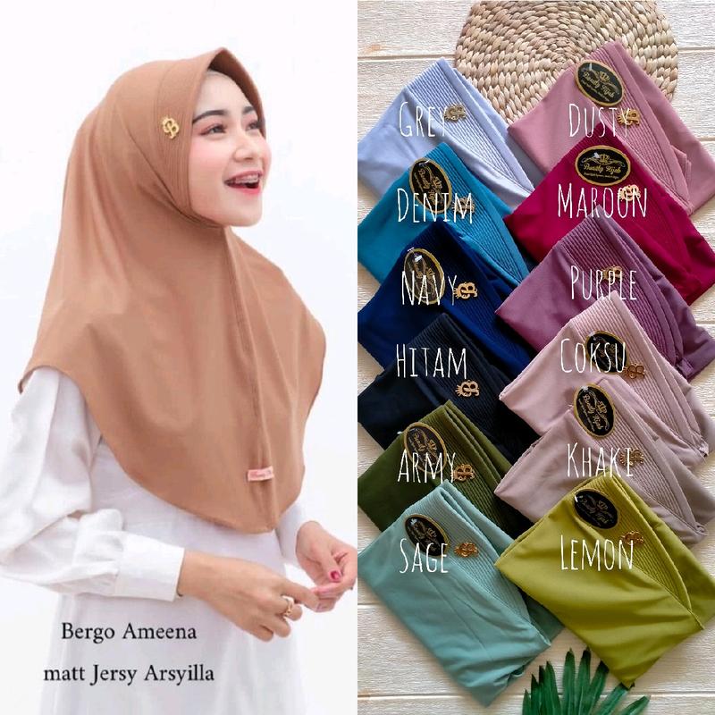 Bergo Pet Simple By.Beauty Jilbab Instan 0