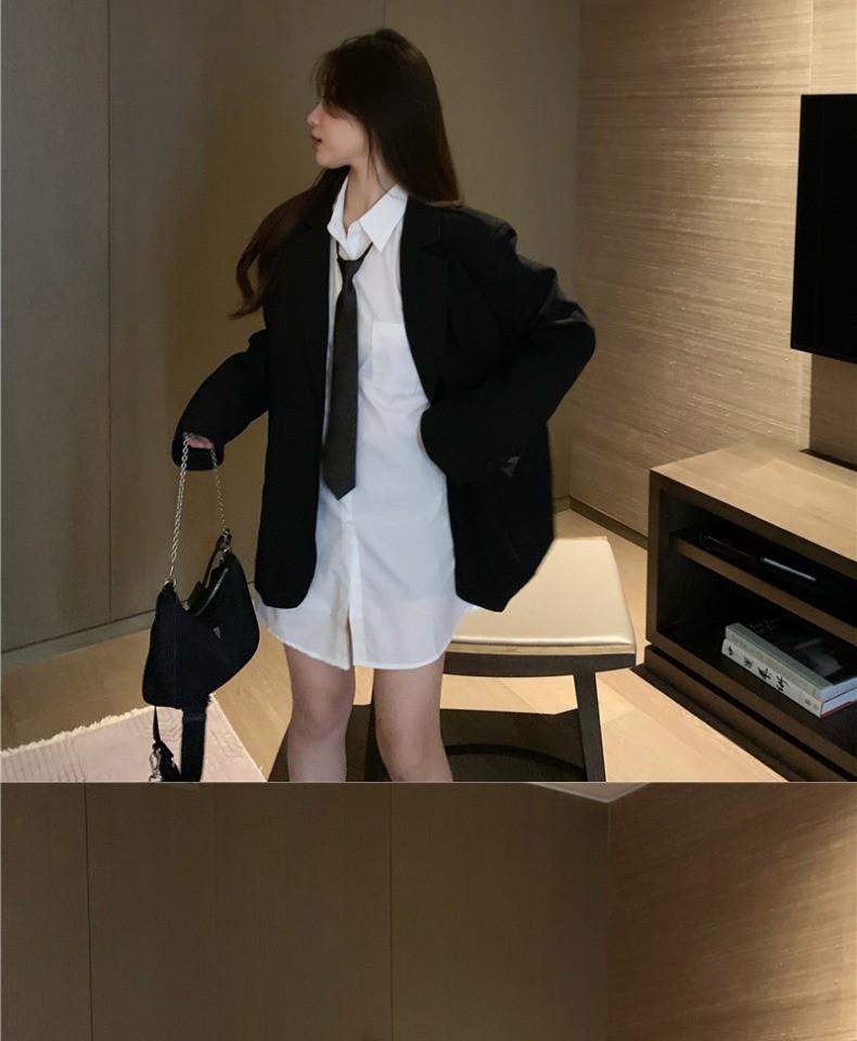 Product Introduction of T-shirt JK Uniform Shirt Skirt Dress Pleated Skirt Women's Autumn and Winter Spring and Summer Two-Piece Set Short Skirt Shirt 8