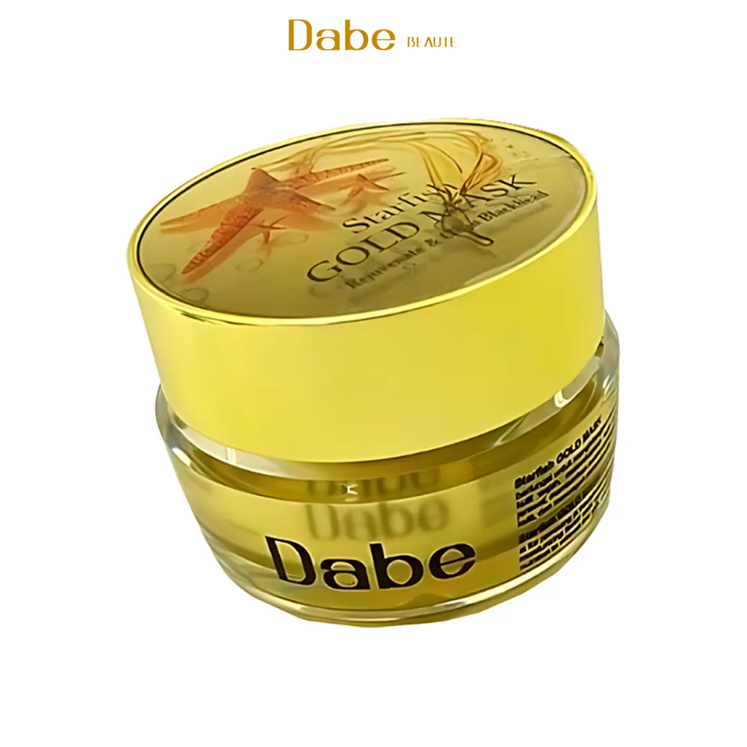 Masker Wajah Starfish Gold Mask Bintang Laut Peel Off Mask Komedo 30ml Acid Bunga