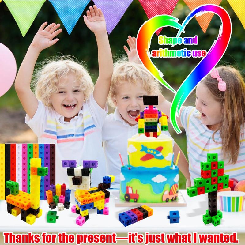 Random Color Building Blocks Set, 100pcs/set Educational STEM Building Toys, Fun and Creative Model Assembled Toy, Educational Methods Building Blocks 3