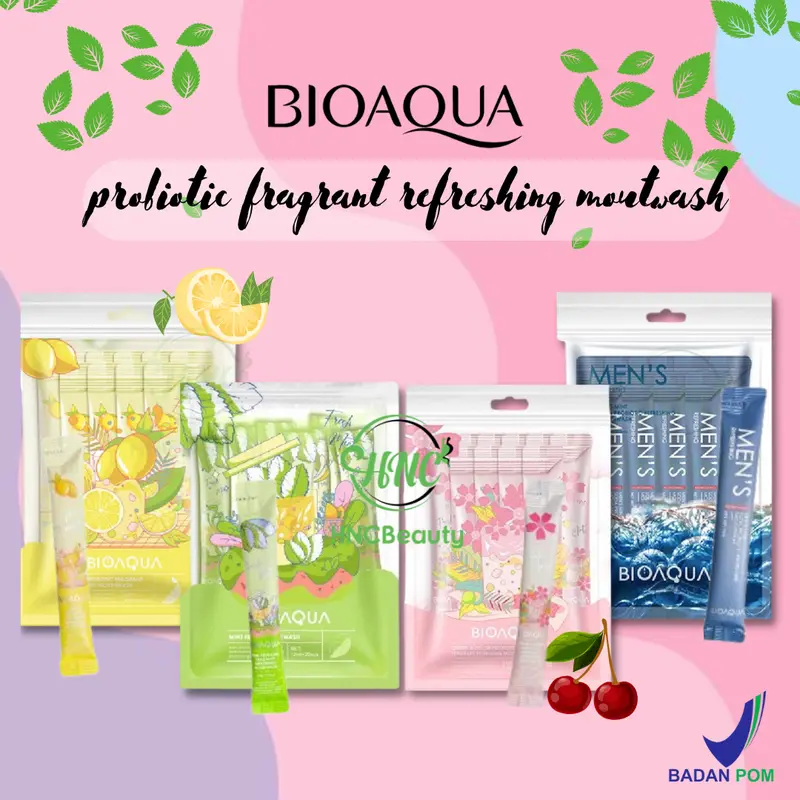 {BPOM} BIOAQUA Probiotic Fragrant Refreshing Mouthwash 13ml Obat Kumur Cairan Gusi 0