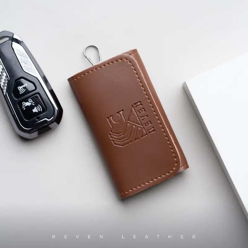Reven Leather Gantungan Kunci Dompet Stnk Mobil Motor 2