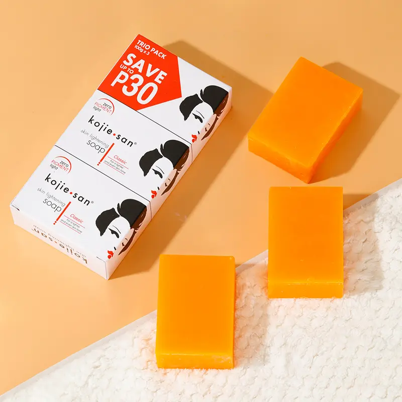 Xà Phòng Axit Kojic, 65g, Xà Phòng Làm Trắng Chính Hãng Loại Bỏ Xà Phòng Rửa Mặt Màu Đen, Thủ Công, Axit Tẩy Trắng, Glycerin, Làm Sạch Sâu, Thích Hợp Cho Da 3