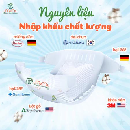 [Shop TD02] Tã bỉm Mễ Mễ thường, Mễ Mễ Prime Mềm Mỏng Siêu Thấm Khô Thoáng Cho Bé Mền Xốp 5