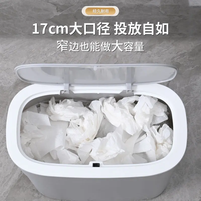 Thùng Rác Gia Dụng, Thùng Rác, Dung Tích Lớn, Có Nắp, Thích Hợp Cho Nhà Vệ Sinh, Phòng Khách, Phòng Ngủ, Nhà Bếp, Người Nổi Tiếng Trên Internet Riêng Tư, Giỏ Đựng Rác, Năm 2024 3