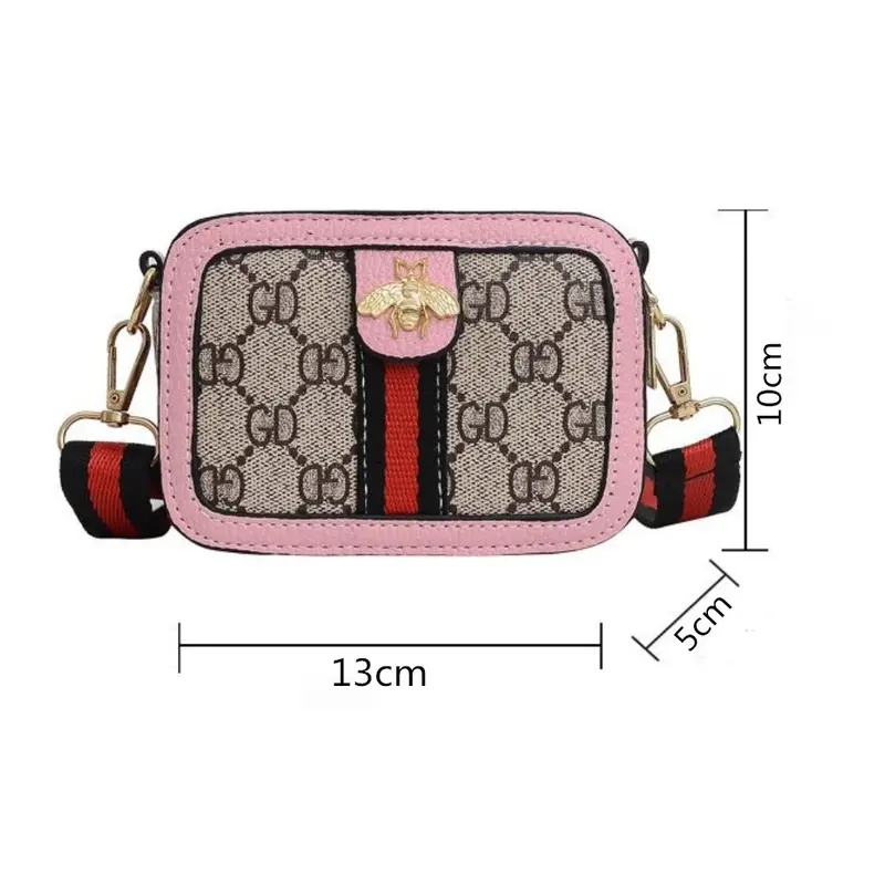 Túi Đeo Chéo Trẻ Em Mini, Thời Trang Mới, Dễ Thương, Chất Liệu PU Chống Thấm Nước, Túi Đeo Vai, Thích Hợp Cho Bé, Ba Lô, ví đựng tiền Xu, Túi Xách 5