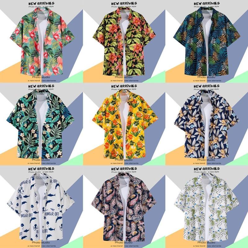 Product Introduction of Áo Sơ Mi Đi Biển Thường Ngày Dành Cho Nam Giới, Áo Sơ Mi ngắn Tay Áo Mỏng Mùa Hè, Áo Sơ Mi In Hình, Dáng Rộng Vừa Vặn, Áo Sơ Mi Hawaii Sành Điệu, Thích Hợp Cho Phụ Nữ, Năm 2025 3