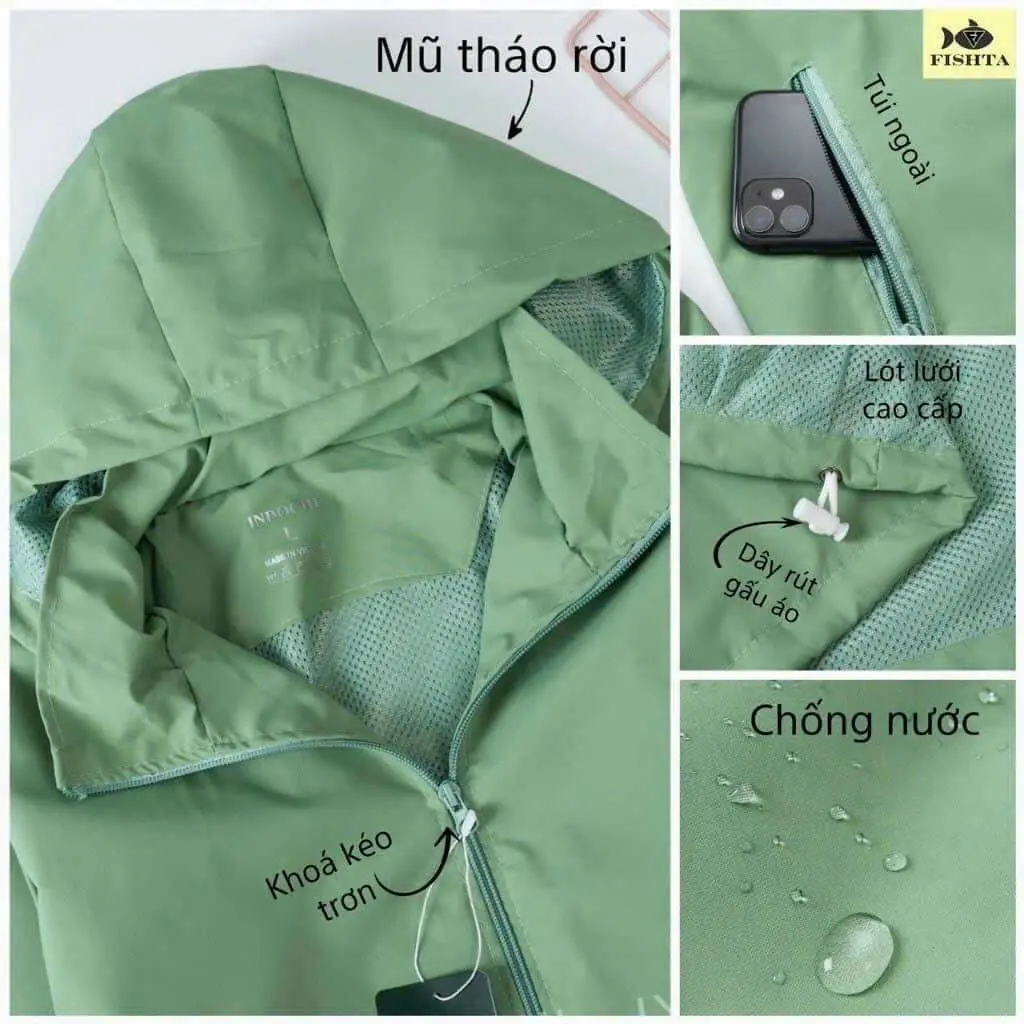 Áo gió yoby lót lưới Mùa đông